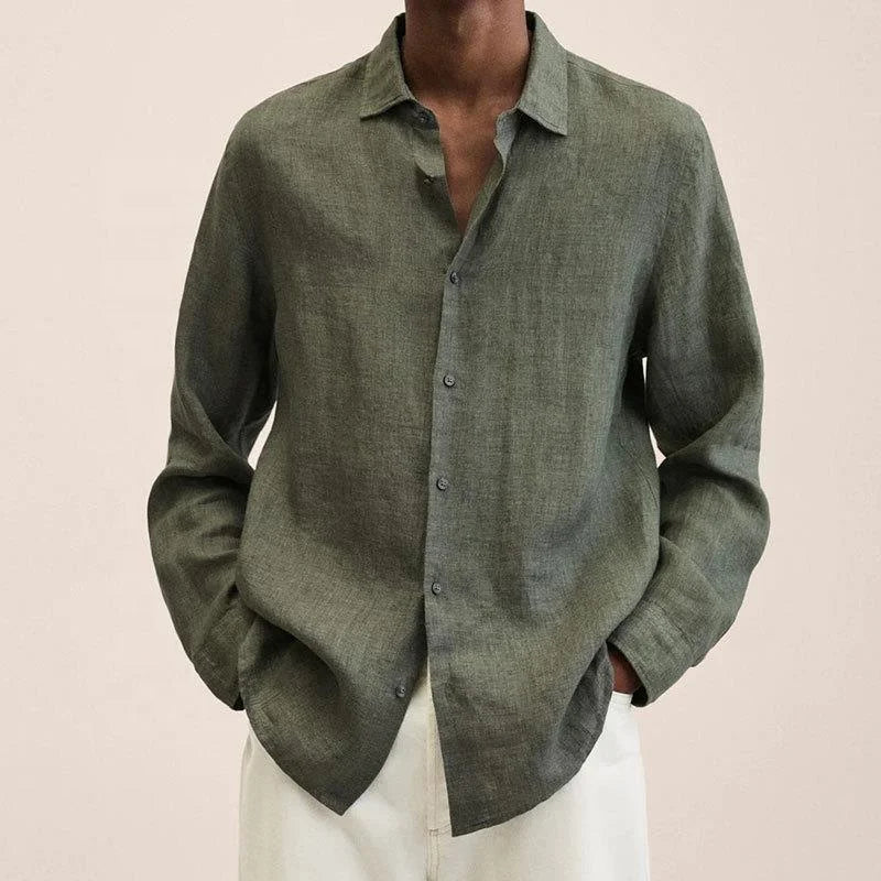 James™ | Men's Oversized Button-Down Shirt - Elle Melbourne