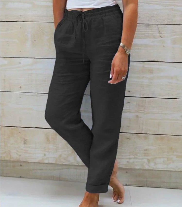 Charlie™ | Casual Chic Straight Trousers - Elle Melbourne