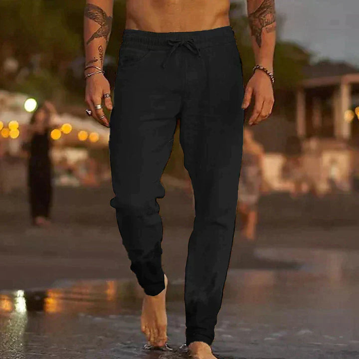 Rafael™ | Stylish Relaxed-Fit Drawstring Pants - Elle Melbourne