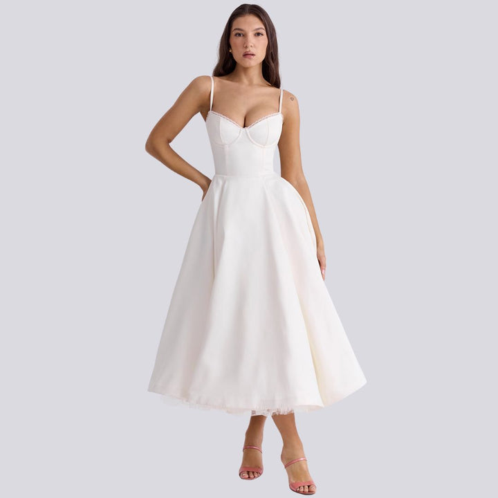 Kira | Elegant A-Line Maxi Dress - Elle Melbourne