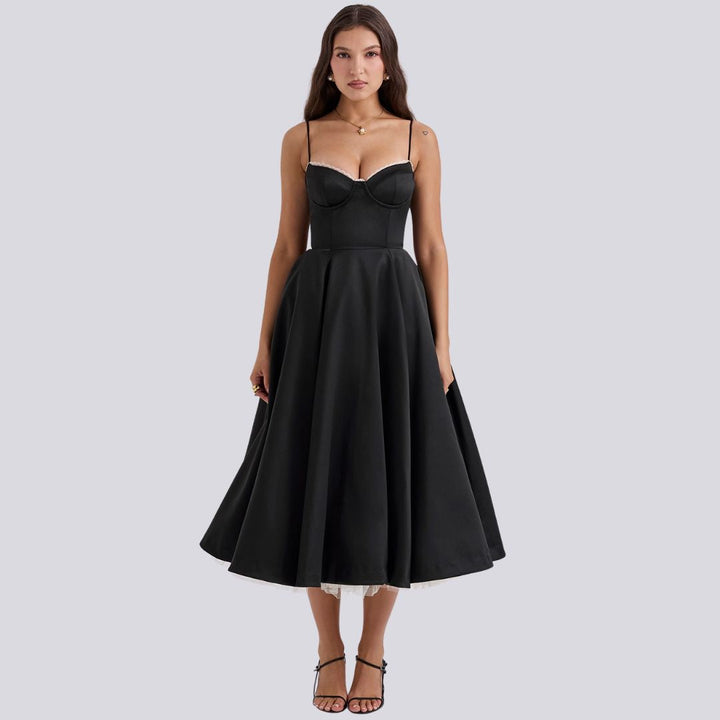 Kira | Elegant A-Line Maxi Dress - Elle Melbourne