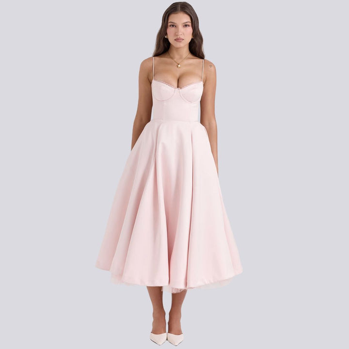 Kira | Elegant A-Line Maxi Dress - Elle Melbourne