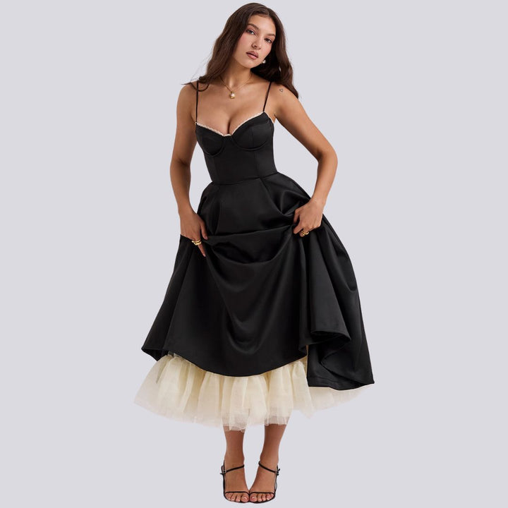 Kira | Elegant A-Line Maxi Dress - Elle Melbourne