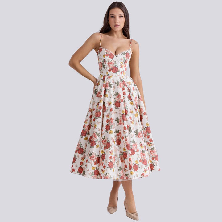 Kira | Elegant A-Line Maxi Dress - Elle Melbourne