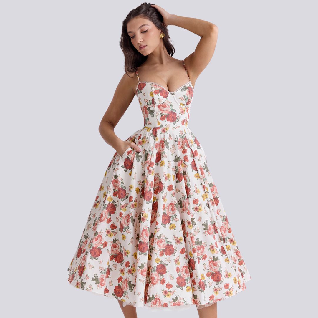 Kira | Elegant A-Line Maxi Dress - Elle Melbourne