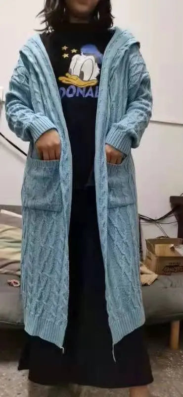 Eloise | Knitted Hooded Cardigan