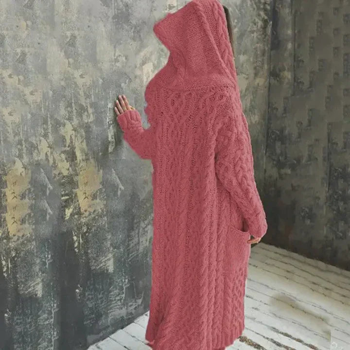 Eloise | Knitted Hooded Cardigan