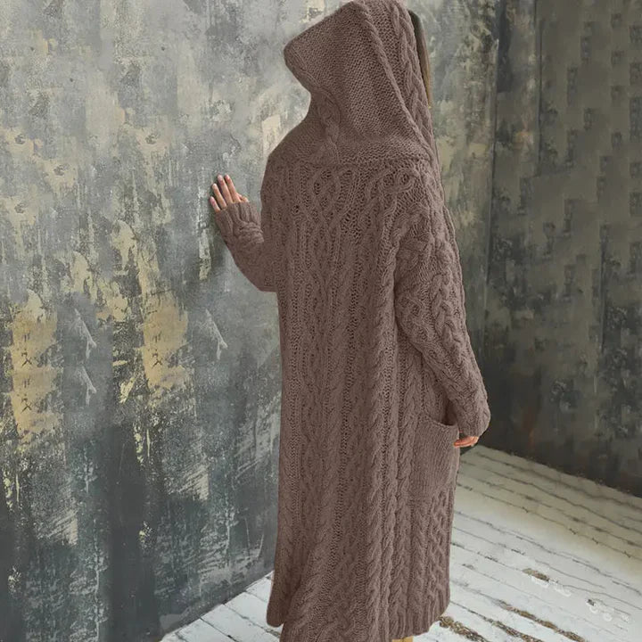 Eloise | Knitted Hooded Cardigan
