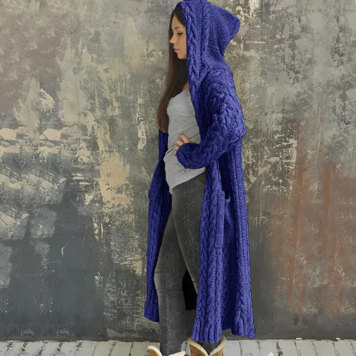 Eloise | Knitted Hooded Cardigan