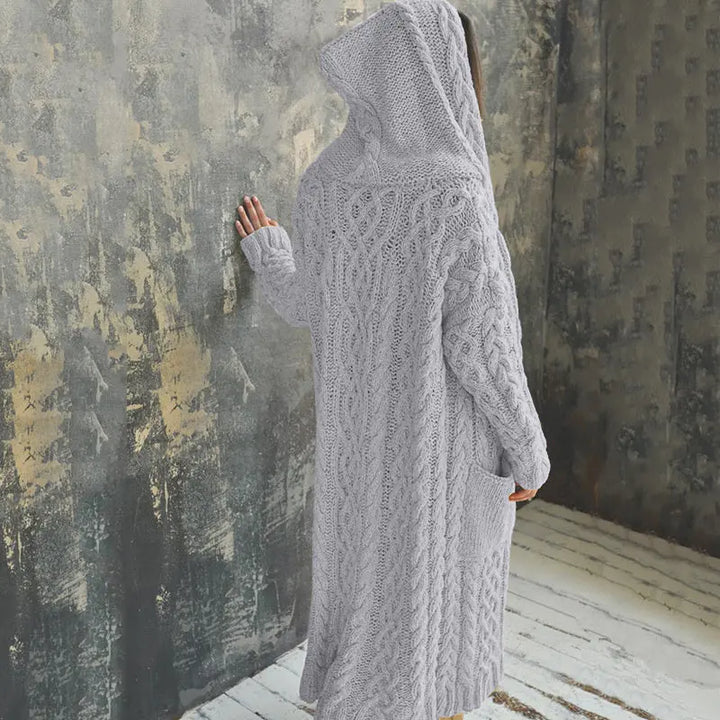 Eloise | Knitted Hooded Cardigan