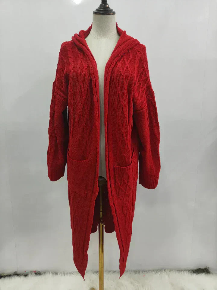 Eloise | Knitted Hooded Cardigan