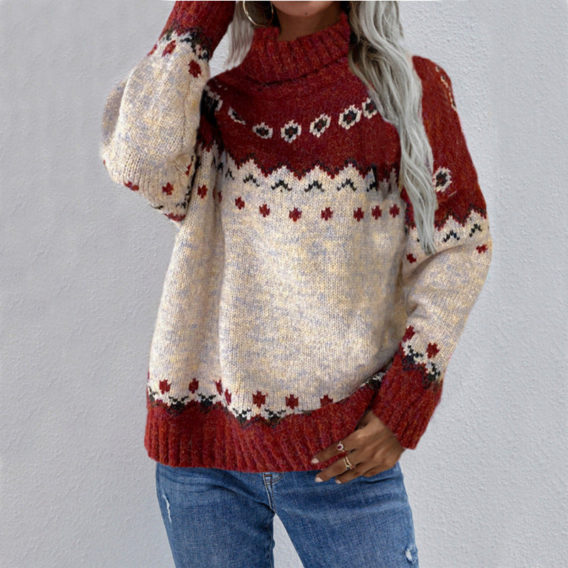 Maisie™ | Cozy Fair Isle Knit Sweater - Elle Melbourne