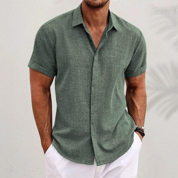 Oliver™ | Effortless Comfort Short-Sleeve Shirt - Elle Melbourne