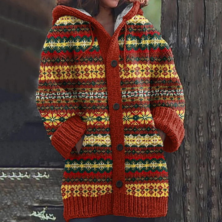 Zoey ™ | Women's Fair Isle Knit Cardigan - Elle Melbourne