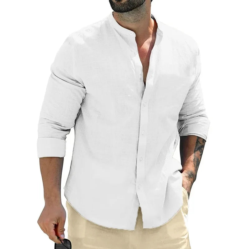 Mike™ | Men's Linen Shirt - Elle Melbourne