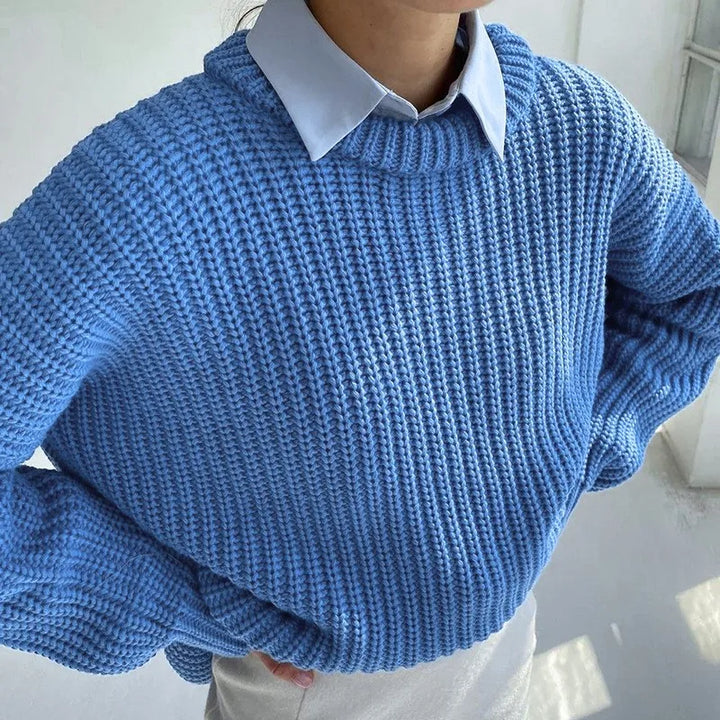 Delilah™ | Relaxed Fit Knit Sweater - Elle Melbourne