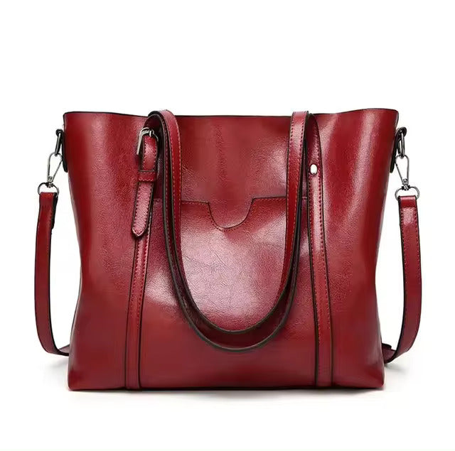 LOUISA - Leather Tote Bag - Elle Melbourne