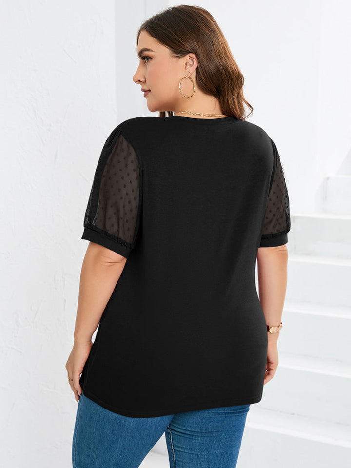 Janne™ |  V-Neck Sleeve Belly Cover Top - Elle Melbourne