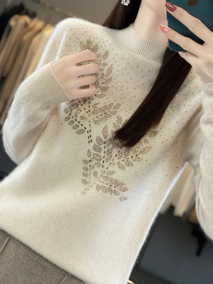 Alicia™ | Leaf Sweater - Elle Melbourne
