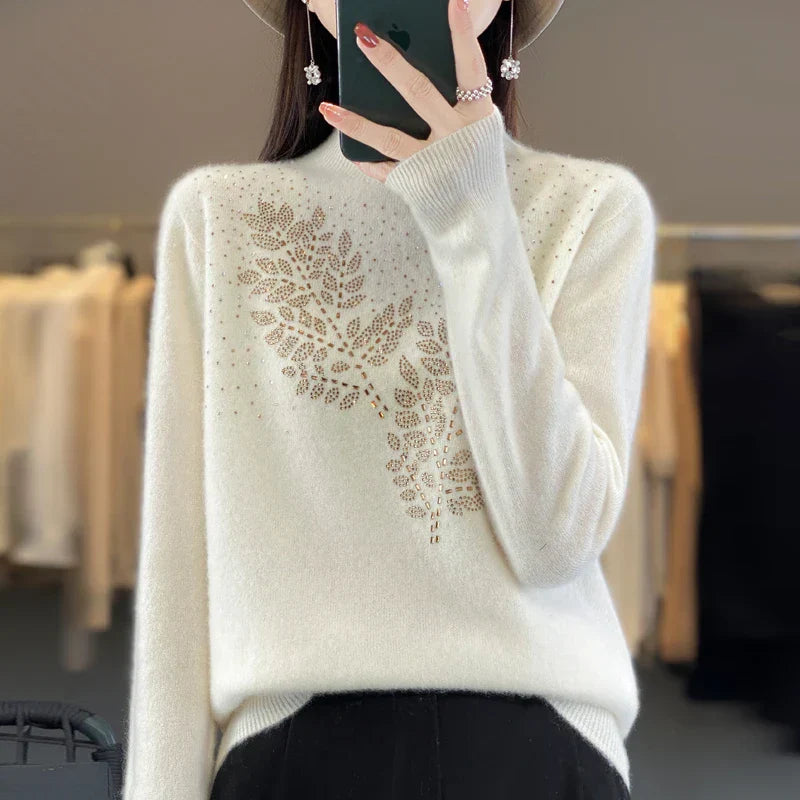 Alicia™ | Leaf Sweater - Elle Melbourne