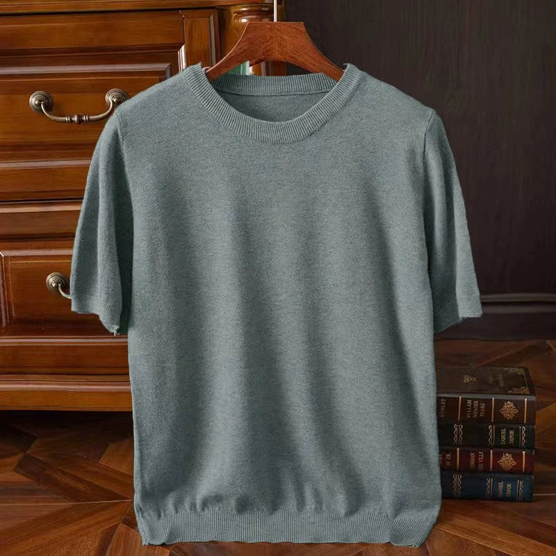 Hendrick™ | Cashmere Short Sleeve T-shirt - Elle Melbourne