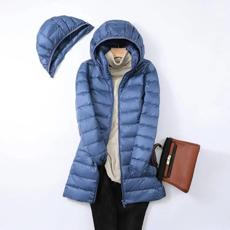 Camille™ | Stylish Hooded Puffer Jacket - Elle Melbourne
