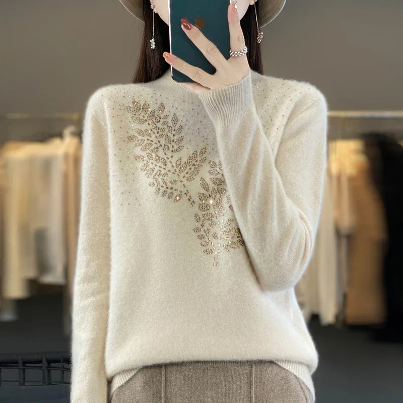 Alicia™ | Leaf Sweater - Elle Melbourne
