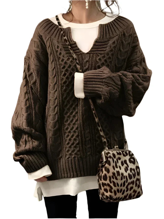 Peyton | Stylish Oversized Sweater - Elle Melbourne