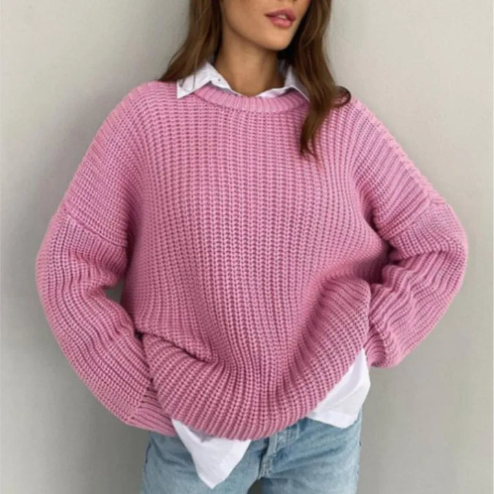 Delilah™ | Relaxed Fit Knit Sweater - Elle Melbourne