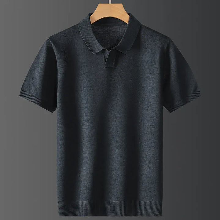 Liam™ | Men’s Luxury Stretch Polo Shirt - Elle Melbourne