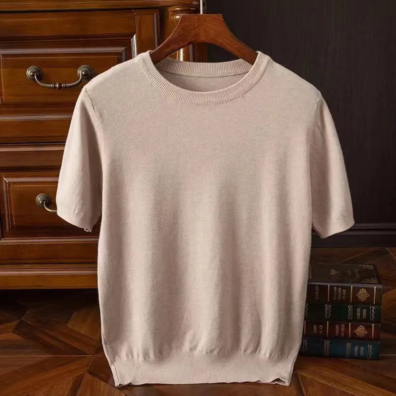 Hendrick™ | Cashmere Short Sleeve T-shirt - Elle Melbourne