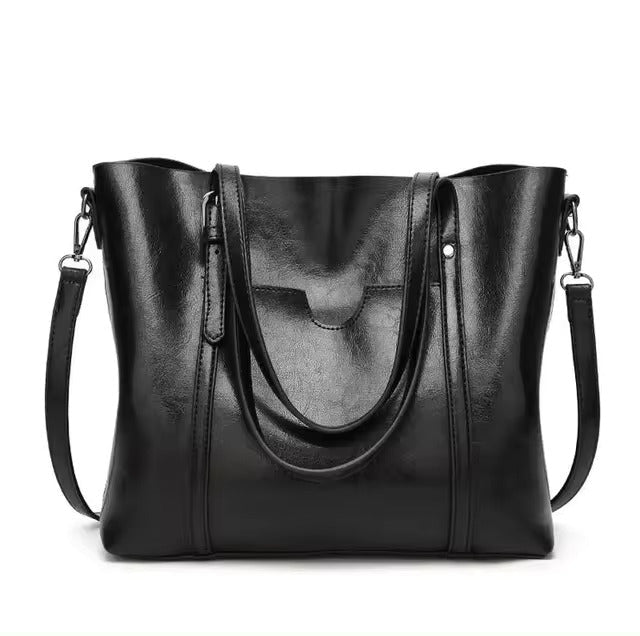 LOUISA - Leather Tote Bag - Elle Melbourne