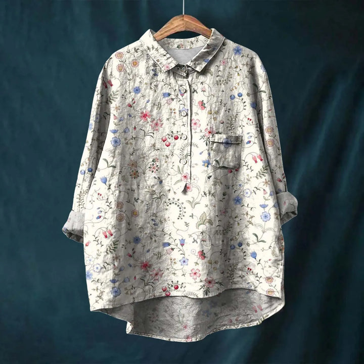 Liesa™ | Elegant Women's Floral Shirt