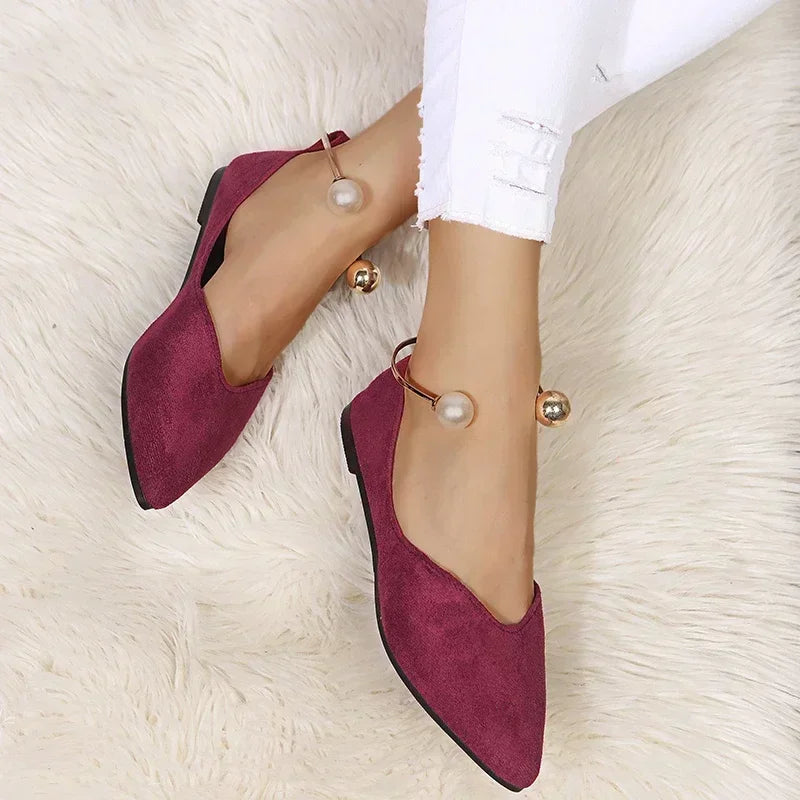 Whitney | Stylish Pointed Toe Flats - Elle Melbourne