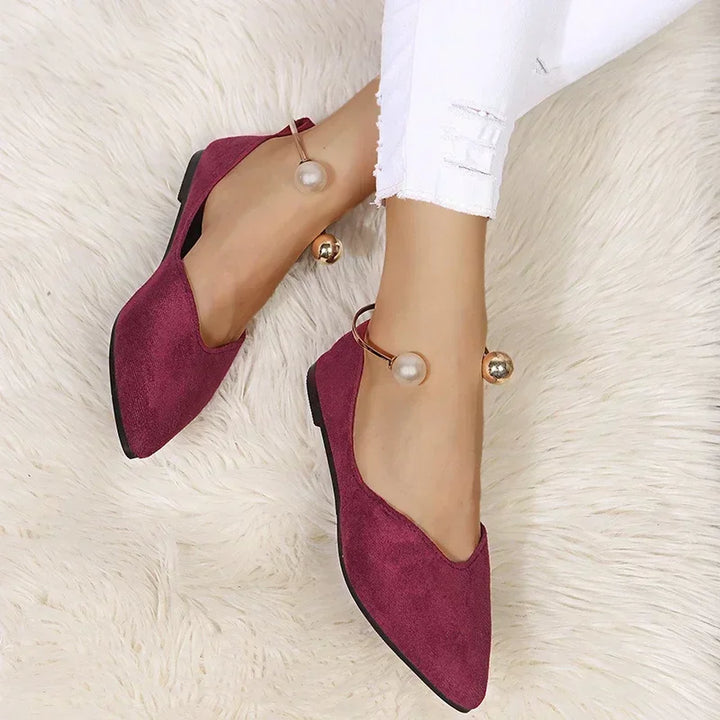 Whitney | Stylish Pointed Toe Flats - Elle Melbourne
