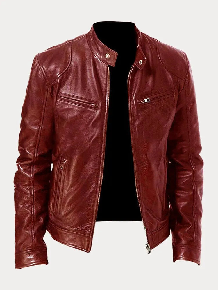 Rino™ | Stylish Biker Leather Jacket - Elle Melbourne