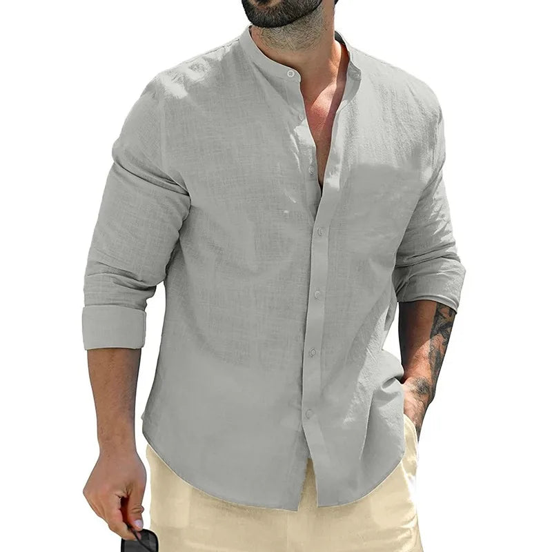 Mike™ | Men's Linen Shirt - Elle Melbourne