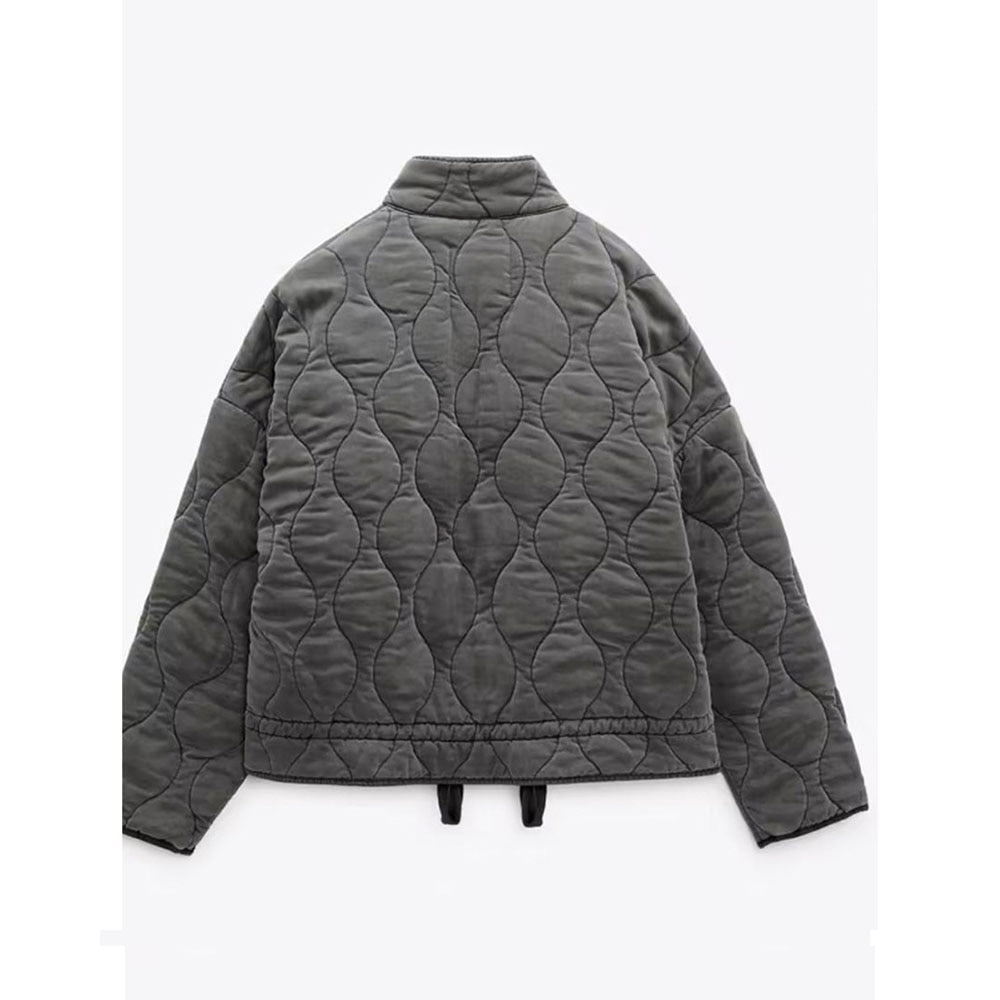 Natalie | Stylish Quilted Zip-Up Jacket - Elle Melbourne