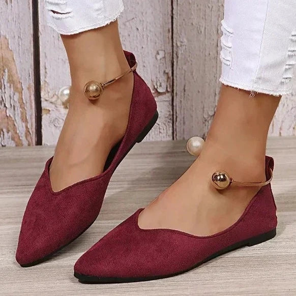 Whitney | Stylish Pointed Toe Flats - Elle Melbourne