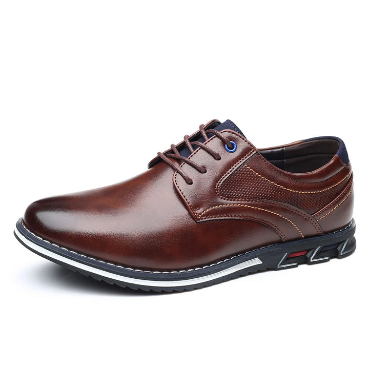 Owen | Stylish Black Lace-Up Dress Shoes - Elle Melbourne