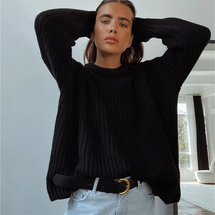 Delilah™ | Relaxed Fit Knit Sweater - Elle Melbourne