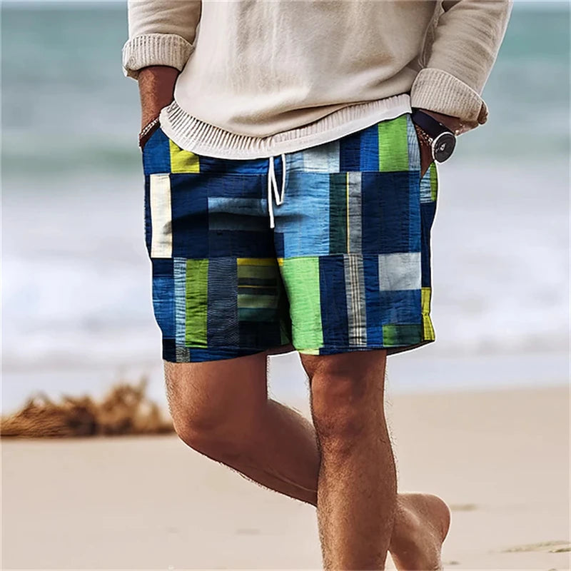 Denis™ | Stylish Plaid Board Shorts - Elle Melbourne