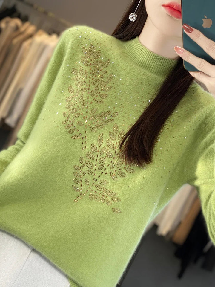 Alicia™ | Leaf Sweater - Elle Melbourne