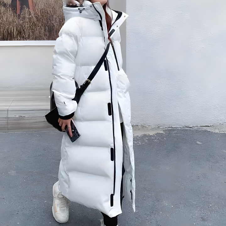 Lauren | Stylish Long Puffer Jacket - Elle Melbourne