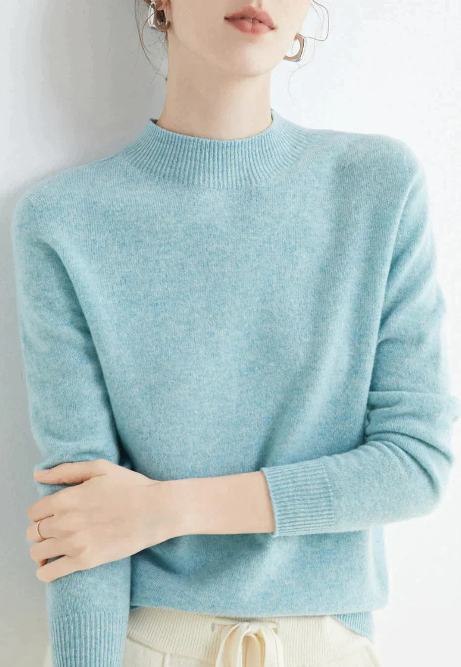 Avery™ | Stylish High-Neck Sweater - Elle Melbourne
