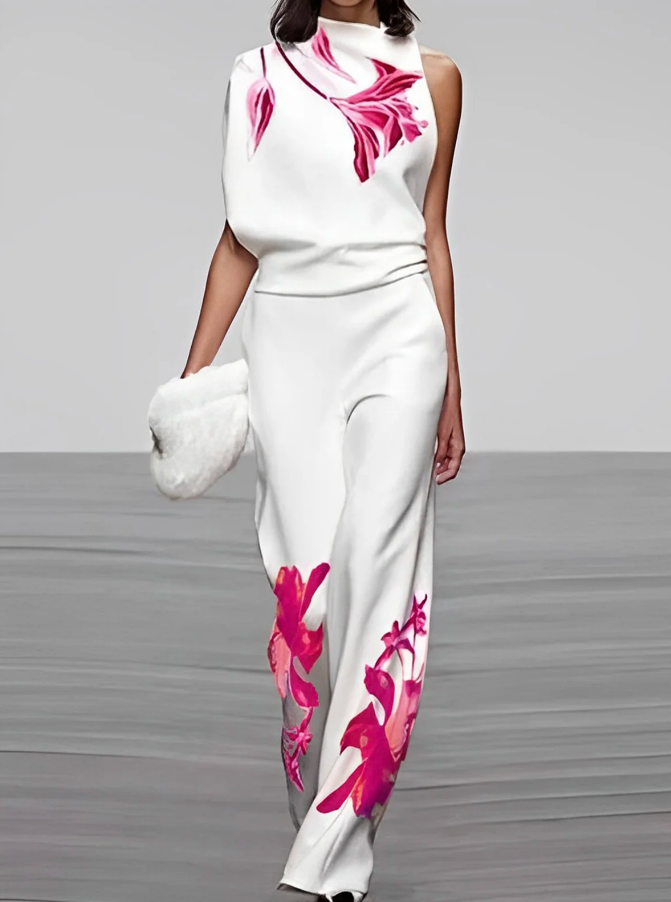 Cooper | Stylish Floral Print Jumpsuit - Elle Melbourne