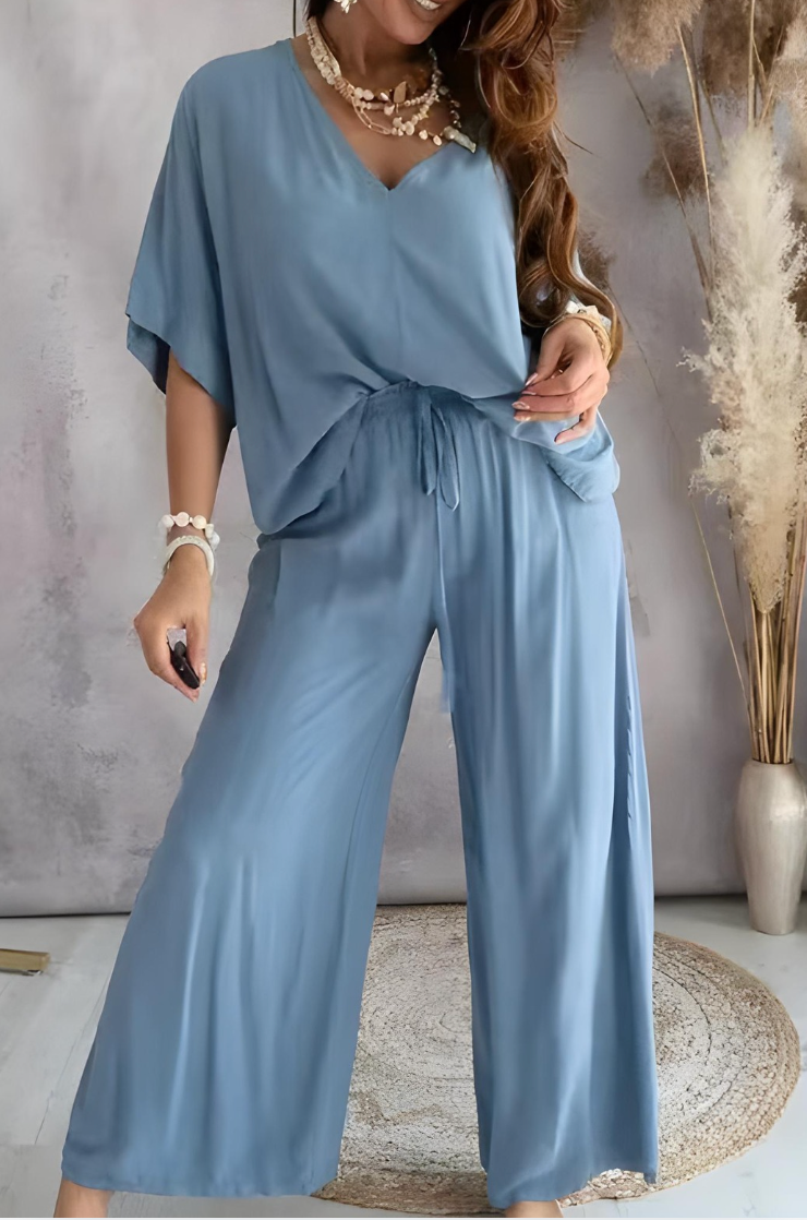 SAVANNAH | COMFY LONG PANT SET - Elle Melbourne