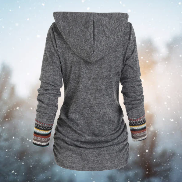 Carla | Boho-Style Hooded Sweater