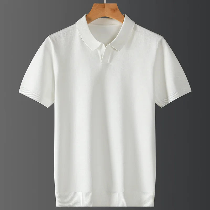 Liam™ | Men’s Luxury Stretch Polo Shirt - Elle Melbourne