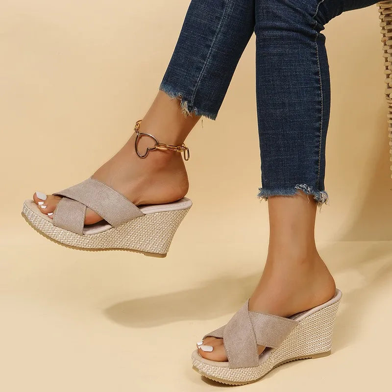 Jevie™ | Stylish Everyday Wedge Sandals - Elle Melbourne